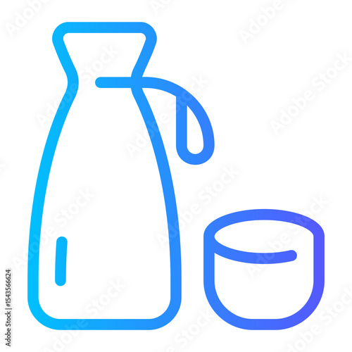 Sake gradient icon
