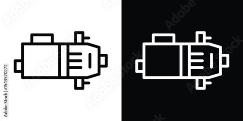 Starter icon filled flat sign concept for web design.