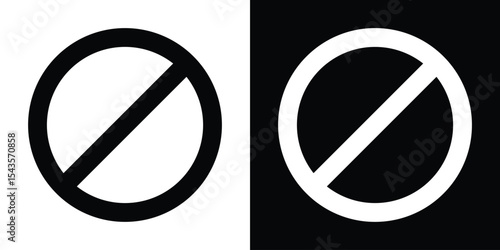 Stop sign icon filled flat sign concept for web design.