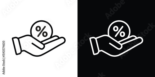 Take credit icon filled flat sign concept for web design.