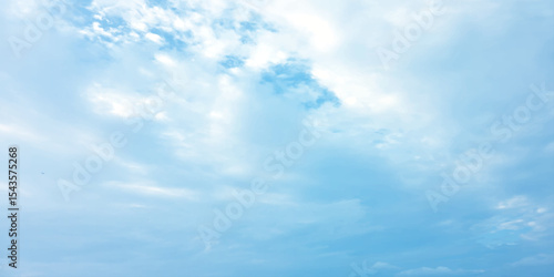  Daylight natural daylight, blue Panorama, sky, soft background, fresh weather, image surface, foggy pattern, white cloud,s air fluff, sunny clouds
