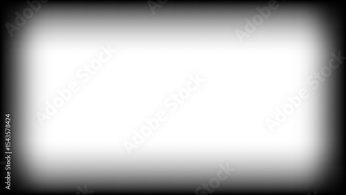Soft Vignette Border or Edges Isolate on Transparent Background