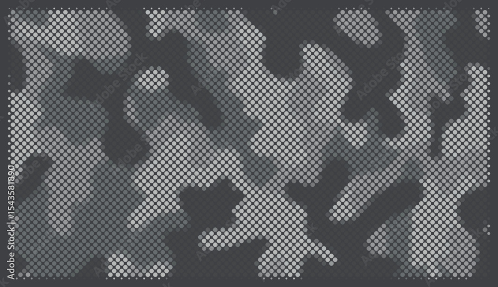 Fototapeta premium Dot Camouflage Military Background