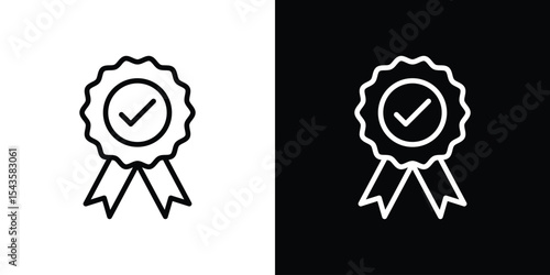 Warranty icon filled flat sign concept for web design.