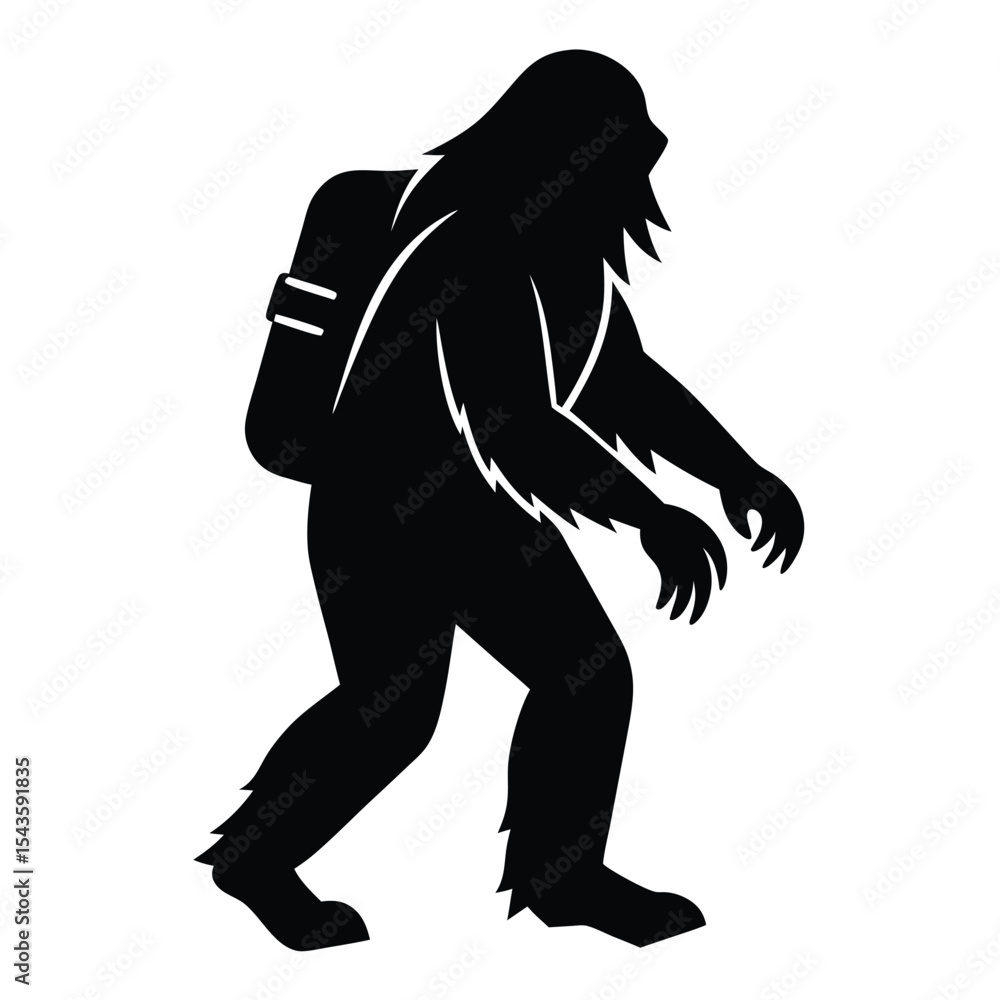 Fototapeta premium elegant fashion model silhouette in long gown