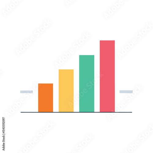 Business growth column chart representing sales increase and success Free Download Business growth column chart representing sales increase and success - GFXLoad