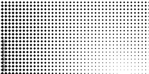 Modern gradient texture. Vanishing polka dot background. Repeating dots gradation art modern simple