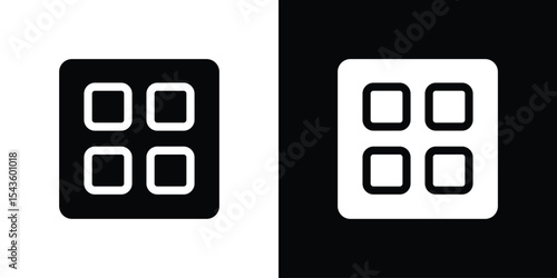 Apps icon collection. line stroke icon. EPS 10