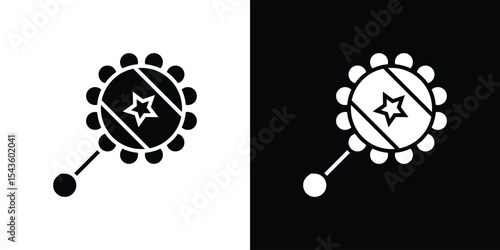 baby rattle icon collection. line stroke icon. EPS 10
