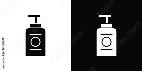 Baby shampoo container icon collection. line stroke icon. EPS 10