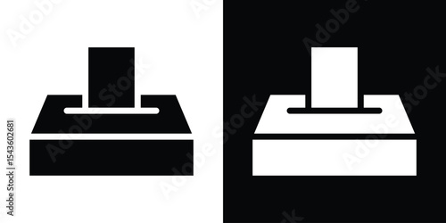 Ballot icon collection. line stroke icon. EPS 10