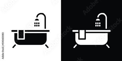 Bathroom icon collection. line stroke icon. EPS 10