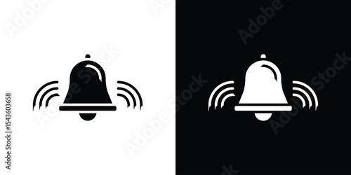 Bell ring icon collection. line stroke icon. EPS 10