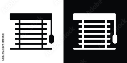Blinds icon collection. line stroke icon. EPS 10