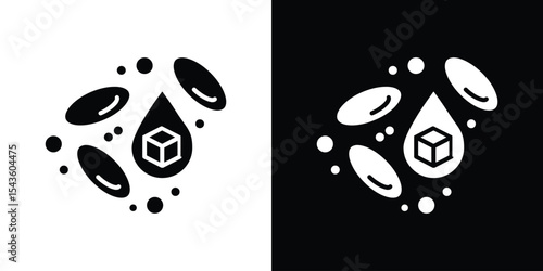 Blood sugar glucose icon collection. line stroke icon. EPS 10