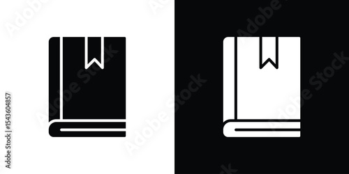 Book bookmark icon collection. line stroke icon. EPS 10