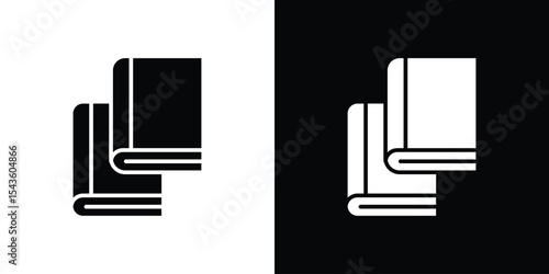 Book copy icon collection. line stroke icon. EPS 10