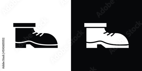 Boot icon collection. line stroke icon. EPS 10