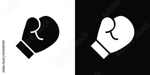 Boxing glove icon collection. line stroke icon. EPS 10