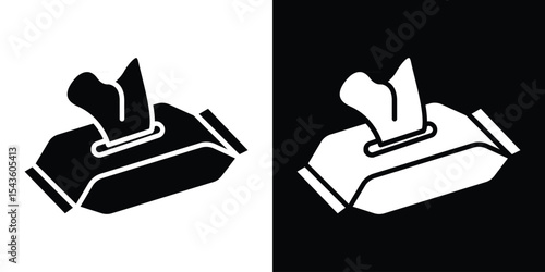 Box tissue icon collection. line stroke icon. EPS 10