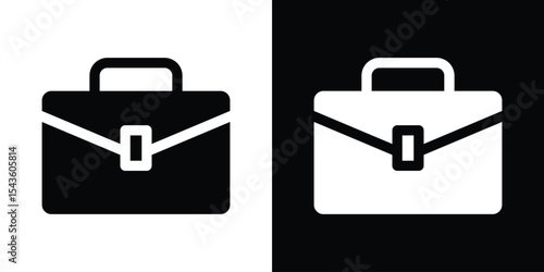 Briefcase icon collection. line stroke icon. EPS 10