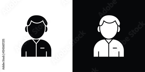 Businessman icon collection. line stroke icon. EPS 10