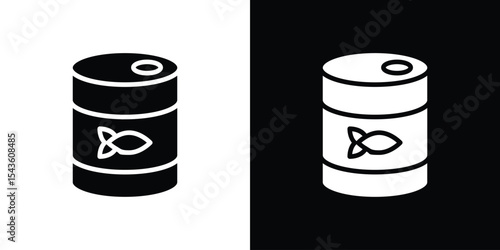 Canned food icon collection. line stroke icon. EPS 10