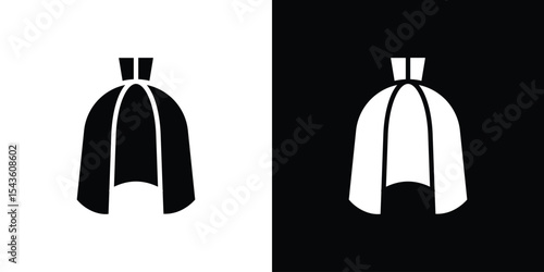 Cape icon collection. line stroke icon. EPS 10