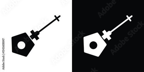Car dipstick icon collection. line stroke icon. EPS 10