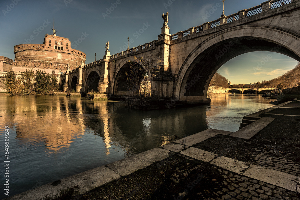 Fototapeta premium castel sant'angelo rome