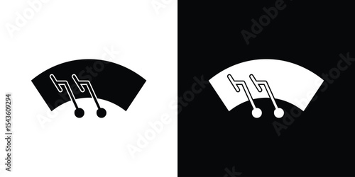 car windscreen icon collection. line stroke icon. EPS 10