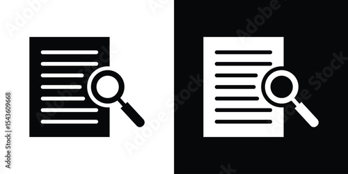 Case study icon collection. line stroke icon. EPS 10