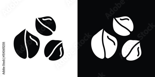 Chickpea icon collection. line stroke icon. EPS 10