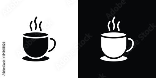 Coffee icon collection. line stroke icon. EPS 10
