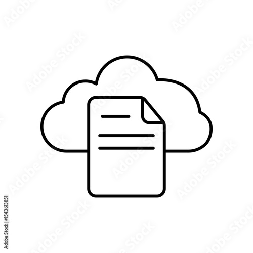eLearning Digital Education Line Icon