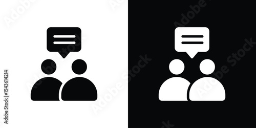 Communication icon collection. line stroke icon. EPS 10