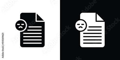 Complaints icon collection. line stroke icon. EPS 10