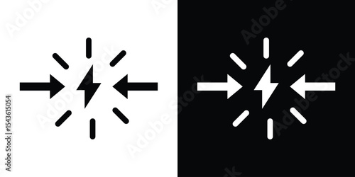 Conflict icon collection. line stroke icon. EPS 10