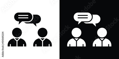 Consultant icon collection. line stroke icon. EPS 10