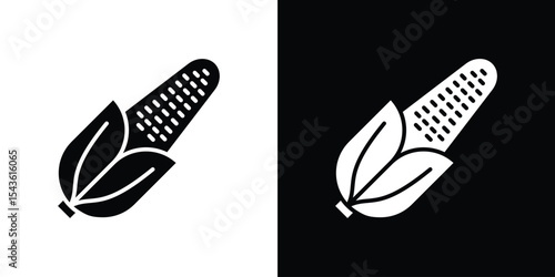 Corn icon collection. line stroke icon. EPS 10