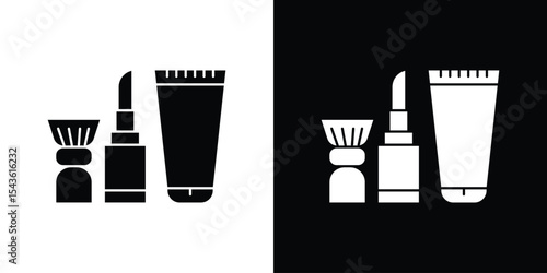 Cosmetics icon collection. line stroke icon. EPS 10