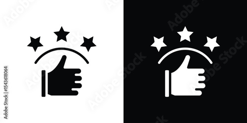 Customer satisfaction icon collection. line stroke icon. EPS 10