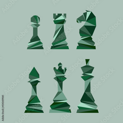 Chess figures icons set. Board game. King, queen, bishop, pawn, horse, knight, rook. International chess day. Chess tournament. Strategy concept