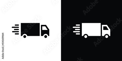 Delivery icon collection. line stroke icon. EPS 10