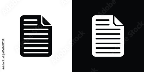 Document icon collection. line stroke icon. EPS 10