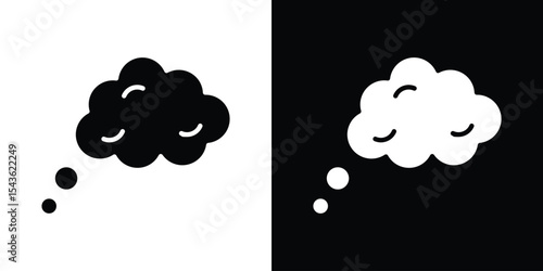 Dream cloud icon collection. line stroke icon. EPS 10