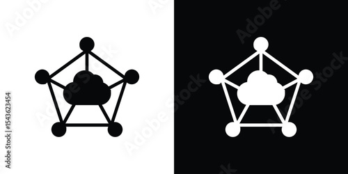 edge computing icon collection. line stroke icon. EPS 10
