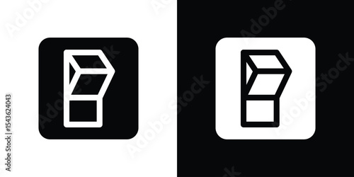 Electric switch icon collection. line stroke icon. EPS 10
