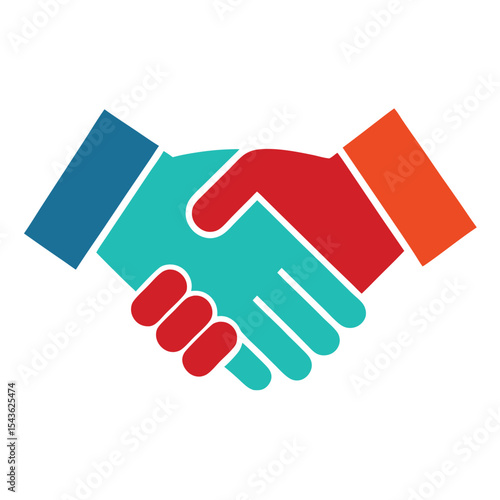 Handshake symbolizing successful deal in business negotiation  