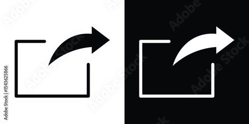 Export icon collection. line stroke icon. EPS 10